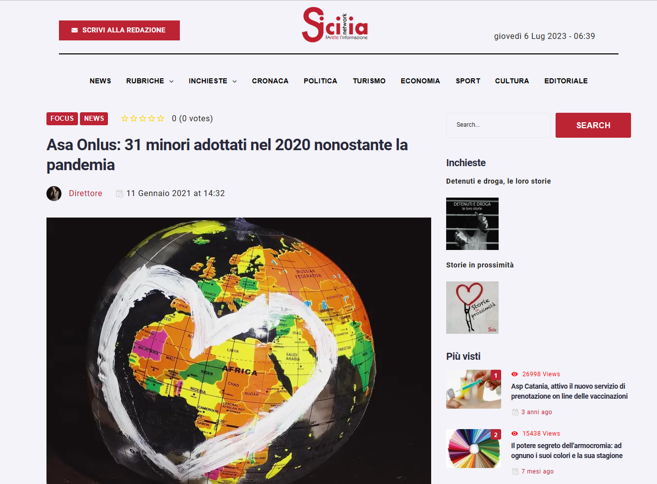 SICILIA NETWORK – 11 GENNAIO 2021